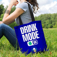 Load image into Gallery viewer, Designs by MyUtopia Shout Out:Drink Mode On Fabric Totebag Reusable Shopping Tote
