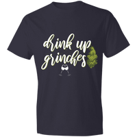 Load image into Gallery viewer, Designs by MyUtopia Shout Out:Drink Up Grinches - Lightweight unisex T-Shirt,Navy / S,Adult Unisex T-Shirt
