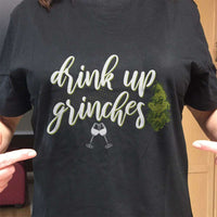 Load image into Gallery viewer, Designs by MyUtopia Shout Out:Drink Up Grinches Adult Unisex T-Shirt
