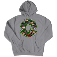 Load image into Gallery viewer, Designs by MyUtopia Shout Out:Droid Wreath Unisex Shirts,Hoodie / Athletic Heather / 5XL,Unisex Shirt
