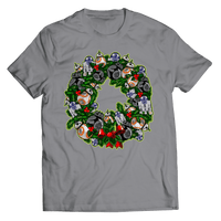 Load image into Gallery viewer, Designs by MyUtopia Shout Out:Droid Wreath Unisex Shirts,Unisex Shirt / Athletic Heather / 5XL,Unisex Shirt
