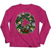 Load image into Gallery viewer, Designs by MyUtopia Shout Out:Droid Wreath Unisex Shirts,Long Sleeve / Pink / 4XL,Unisex Shirt
