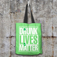 Load image into Gallery viewer, Designs by MyUtopia Shout Out:Drunk Lives Matter Fabric Totebag Reusable Shopping Tote
