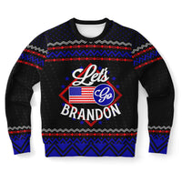 Load image into Gallery viewer, Lets Go Brandon Humorous Ugly Christmas Style Fashion Sweatshirt
