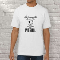 Load image into Gallery viewer, Designs by MyUtopia Shout Out:Everyone Has A Guardian Angel, The Lucky Ones Have A Pitbull Adult Unisex T-Shirt

