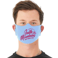 Load image into Gallery viewer, Designs by MyUtopia Shout Out:Faith Can Move Mountains Matthew 17:20 Fabric Face Covering / Face Mask
