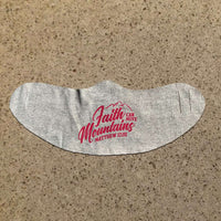 Load image into Gallery viewer, Designs by MyUtopia Shout Out:Faith Can Move Mountains Matthew 17:20 Fabric Face Covering / Face Mask,Heather Grey,Fabric Face Mask
