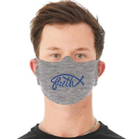 Load image into Gallery viewer, Designs by MyUtopia Shout Out:Faith Fish Fabric Face Covering / Face Mask
