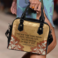 Load image into Gallery viewer, Designs by MyUtopia Shout Out:Faith Hope Love 1 Corinthians 13:13 Bible Verse Country Western Handbag
