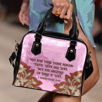 Load image into Gallery viewer, Designs by MyUtopia Shout Out:Faith Hope Love 1 Corinthians 13:13 Bible Verse Country Western Handbag
