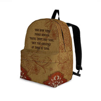 Load image into Gallery viewer, Designs by MyUtopia Shout Out:Faith Hope Love Bible Verse 1 Corinthians 13:13 Country Western Backpack
