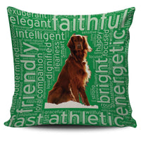 Load image into Gallery viewer, Designs by MyUtopia Shout Out:Faithful Irish Setter Pillowcases,Green,Pillowcases

