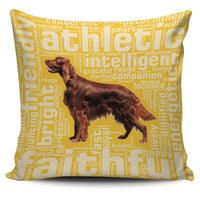 Load image into Gallery viewer, Designs by MyUtopia Shout Out:Faithful Irish Setter Pillowcases,Gold,Pillowcases
