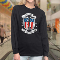 Load image into Gallery viewer, Designs by MyUtopia Shout Out:Fallen Heroes Fallen but Not Forgotten Long Sleeve Ultra Cotton T-Shirt
