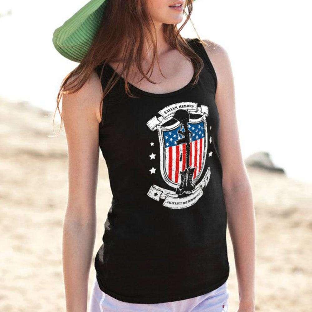 Designs by MyUtopia Shout Out:Fallen Heroes Fallen but Not Forgotten Unisex Tank