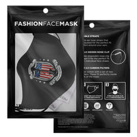 Load image into Gallery viewer, Designs by MyUtopia Shout Out:Fallen Heros - Fallen but not Forgotten Fitted Face Mask with Adjustable Ear Loops
