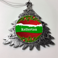 Load image into Gallery viewer, Designs by MyUtopia Shout Out:Family Name Personalized Christmas Keepsake Ornament,Christmas Tree,Personalized Christmas Ornament
