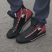 Load image into Gallery viewer, Designs by MyUtopia Shout Out:Fan Art Atlanta Canvas High Top Shoes
