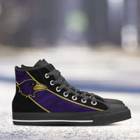 Load image into Gallery viewer, Designs by MyUtopia Shout Out:Fan Art Baltimore Canvas High Top Shoes
