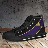 Load image into Gallery viewer, Designs by MyUtopia Shout Out:Fan Art Baltimore Canvas High Top Shoes
