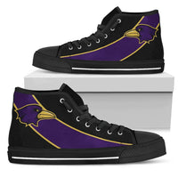 Load image into Gallery viewer, Designs by MyUtopia Shout Out:Fan Art Baltimore Canvas High Top Shoes
