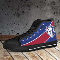Load image into Gallery viewer, Designs by MyUtopia Shout Out:Fan Art Buffalo Bills Canvas High Top Shoes
