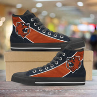 Load image into Gallery viewer, Designs by MyUtopia Shout Out:Fan Art Chicago Canvas High Top Shoes

