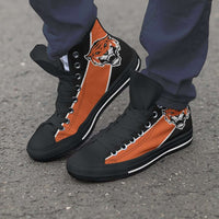Load image into Gallery viewer, Designs by MyUtopia Shout Out:Fan Art Cincinnati Bengals Canvas High Top Shoes
