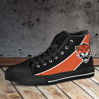 Load image into Gallery viewer, Designs by MyUtopia Shout Out:Fan Art Cincinnati Bengals Canvas High Top Shoes
