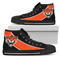 Load image into Gallery viewer, Designs by MyUtopia Shout Out:Fan Art Cincinnati Bengals Canvas High Top Shoes
