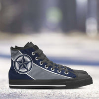 Load image into Gallery viewer, Designs by MyUtopia Shout Out:Fan Art Dallas Cowboys Canvas High Top Shoes
