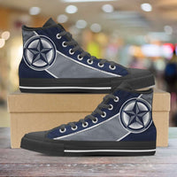 Load image into Gallery viewer, Designs by MyUtopia Shout Out:Fan Art Dallas Cowboys Canvas High Top Shoes
