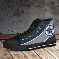 Load image into Gallery viewer, Designs by MyUtopia Shout Out:Fan Art Dallas Cowboys Canvas High Top Shoes
