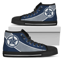 Load image into Gallery viewer, Designs by MyUtopia Shout Out:Fan Art Dallas Cowboys Canvas High Top Shoes
