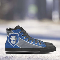 Load image into Gallery viewer, Designs by MyUtopia Shout Out:Fan Art Detroit Lions Canvas High Top Shoes
