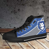 Load image into Gallery viewer, Designs by MyUtopia Shout Out:Fan Art Detroit Lions Canvas High Top Shoes
