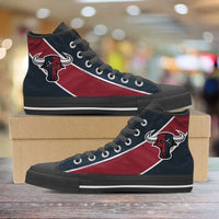 Load image into Gallery viewer, Designs by MyUtopia Shout Out:Fan Art Houston Texans Canvas High Top Shoes
