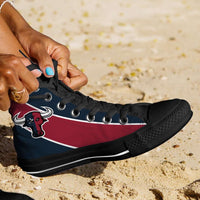 Load image into Gallery viewer, Designs by MyUtopia Shout Out:Fan Art Houston Texans Canvas High Top Shoes
