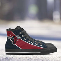 Load image into Gallery viewer, Designs by MyUtopia Shout Out:Fan Art Houston Texans Canvas High Top Shoes
