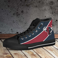 Load image into Gallery viewer, Designs by MyUtopia Shout Out:Fan Art Houston Texans Canvas High Top Shoes
