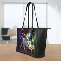 Load image into Gallery viewer, Designs by MyUtopia Shout Out:Fan Art Inspired by Legend of Zelda Video Game Series Faux Leather Totebag Purse Large
