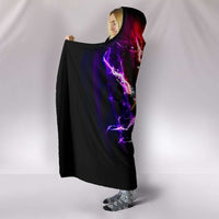 Load image into Gallery viewer, Designs by MyUtopia Shout Out:Fan Art Inspired by Legend of Zelda Video Game Series Premium Vegan Suede Medium Weight Hooded Blanket - Tall (80x60 &amp; 60x45)
