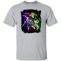 Load image into Gallery viewer, Designs by MyUtopia Shout Out:Fan Art Inspired by Legend of Zelda Video Game Series Unisex T-Shirt,Sport Grey / S,Adult Unisex T-Shirt
