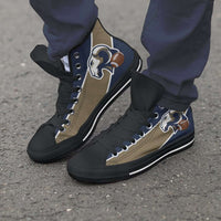 Load image into Gallery viewer, Designs by MyUtopia Shout Out:Fan Art LA Ram Canvas High Top Shoes
