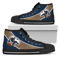 Load image into Gallery viewer, Designs by MyUtopia Shout Out:Fan Art LA Ram Canvas High Top Shoes
