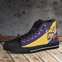 Load image into Gallery viewer, Designs by MyUtopia Shout Out:Fan Art Minnesota Vikings Canvas High Top Shoes
