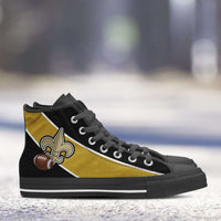 Load image into Gallery viewer, Designs by MyUtopia Shout Out:Fan Art New Orleans Canvas High Top Shoes
