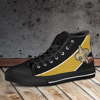 Load image into Gallery viewer, Designs by MyUtopia Shout Out:Fan Art New Orleans Canvas High Top Shoes
