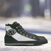 Load image into Gallery viewer, Designs by MyUtopia Shout Out:Fan Art New York Jets Canvas High Top Shoes
