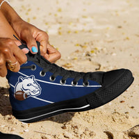 Load image into Gallery viewer, Designs by MyUtopia Shout Out:Fan Art Penn State Canvas High Top Shoes
